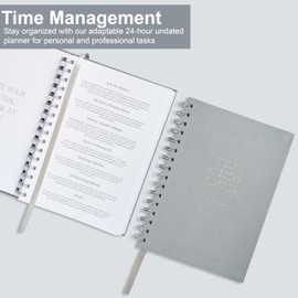 Daily Success Planner - 90 Days | Undated Hourly Planner, To Do List, Productivity, Time Management | Business Organizer, Time Blocker, Goal Journal | Motivational Quotes, Gratitude, Notes | Ideal for