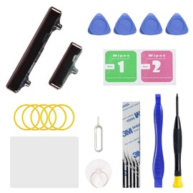 Power On Off Volume Button Key Replacement for Galaxy Note 20 Ultra Repair Part, with Toolkit (Bronze)