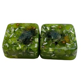 Yellow Glow 2 Mini Cube Tower Busters Crystal Orgone (Yellow Glow)