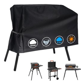 Griddle Cover for Blackstone 22 Inch 17 Inch Griddle with Hood and Stand, Waterproof Grill Cover for Blackstone Griddle, BBQ Grill Cover for Outdoor Grill (Cover Only)