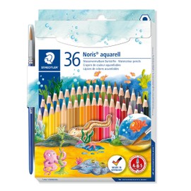 Staedtler Noris Club Aquarell Coloured Pencils – 144 10ND36 Biplanes, Case Pack of 36 Pairs