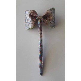 Techno Skin Snake Skin Look Duct Tape Bow Pen handmade duck