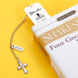 First Communion Confirmation Gifts for Teen Girls Boys, Christian Gifts for Women Men, Religious Bookmarks Bible Bookmark for Women, Religious Easter Basket Stuffer