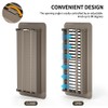 FanGoFast Floor Register Dark Gray and Brown Premium Steel Easy