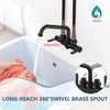 Aolemi Laundry Utility Sink Faucet Wall Mounted Laundry Tub Faucet