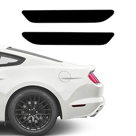 NDRUSH Blackout Side Marker Lights Vinyl Tint Film Precut Overlay Rear Sidemarker Wrap Cover Compatible with Ford Mustang 2015 2016 2017 2018 2019