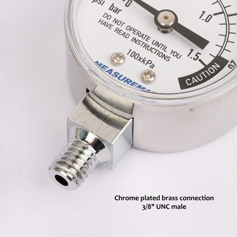 MEASUREMAN Stainless Steel Pressure Cooker Gauge, Pressure Canner Gauge, Steam
