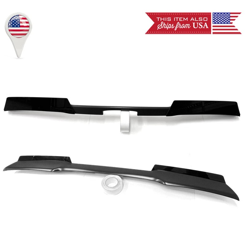 SDZ 2 Pcs L+R Decklid Wing Gurney Flap Wickerbill For