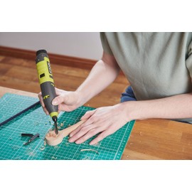 RYOBI RPC4-120G 4V Cordless Power Carver Tool (1 x 4V 2.0Ah), Hyper Green