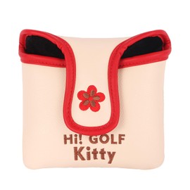 SHABIER Golf Large Mallet Headcover with Cartoon Animal Design for Golf Putter Club (Red Lucky kitty)