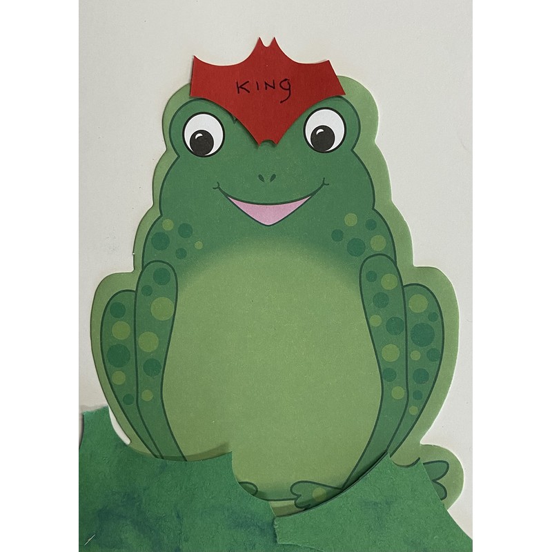 SHAPES ETC. 50 Sheets Frog Large Notepad 5inx7in, Amphibian, Cute