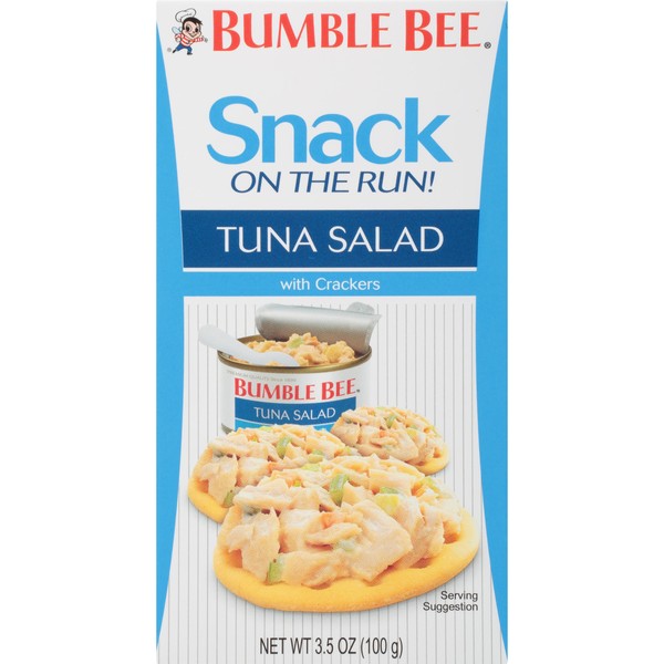 BUMBLE BEE Snack on the Run! Tuna Salad with Crackers Kit, 3.5 Ounce