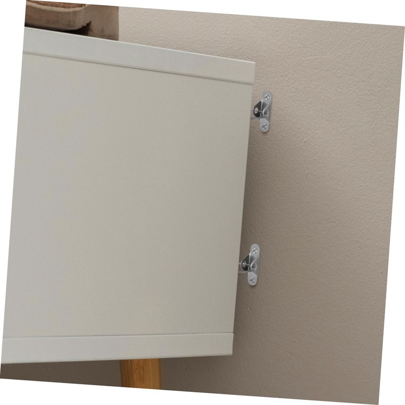 Totority 6sets Tip Furniture Anchors Wall-Mount Safety Straps for Proofing