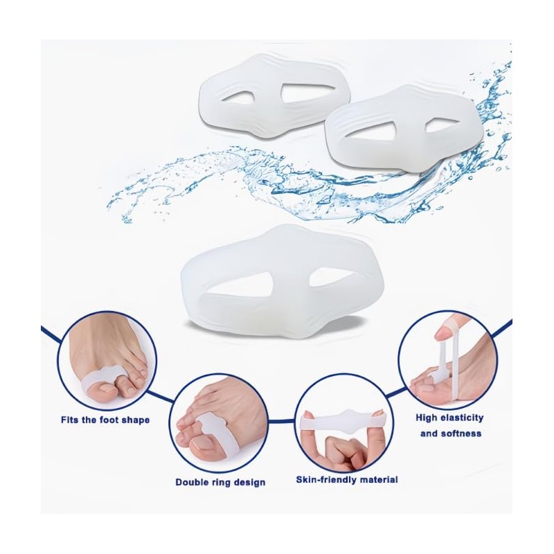 Pack of 2 Bunion Correctors – Toe Separators with 2