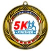 All Quality 5K Finisher Wreath Design Medal - (1 Pack)