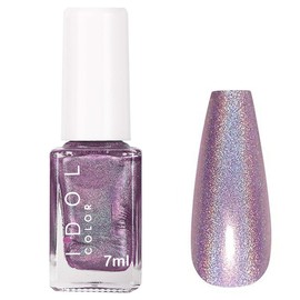 Holographic Nail Polish - Magic Rainbow Silver Effect Nail - Laser Nail Art Polish - Air Dry No Need UV DIY Nail Art Glitter Super Shine Nail Polish Gifts for Women Girls