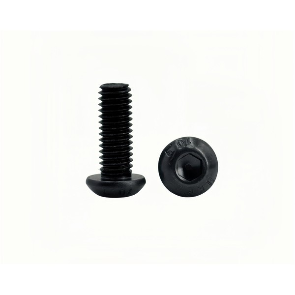 M6x14mm Button Head Socket Cap Screws, 10.9 Grade Alloy Steel,