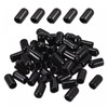 sourcing map 80 Pack 7mm ID Black Screw Thread Protectors