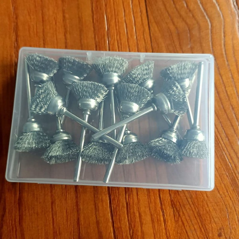 Luo ke Coarse Crimped Stainless Steel Wire Brush Wheel with