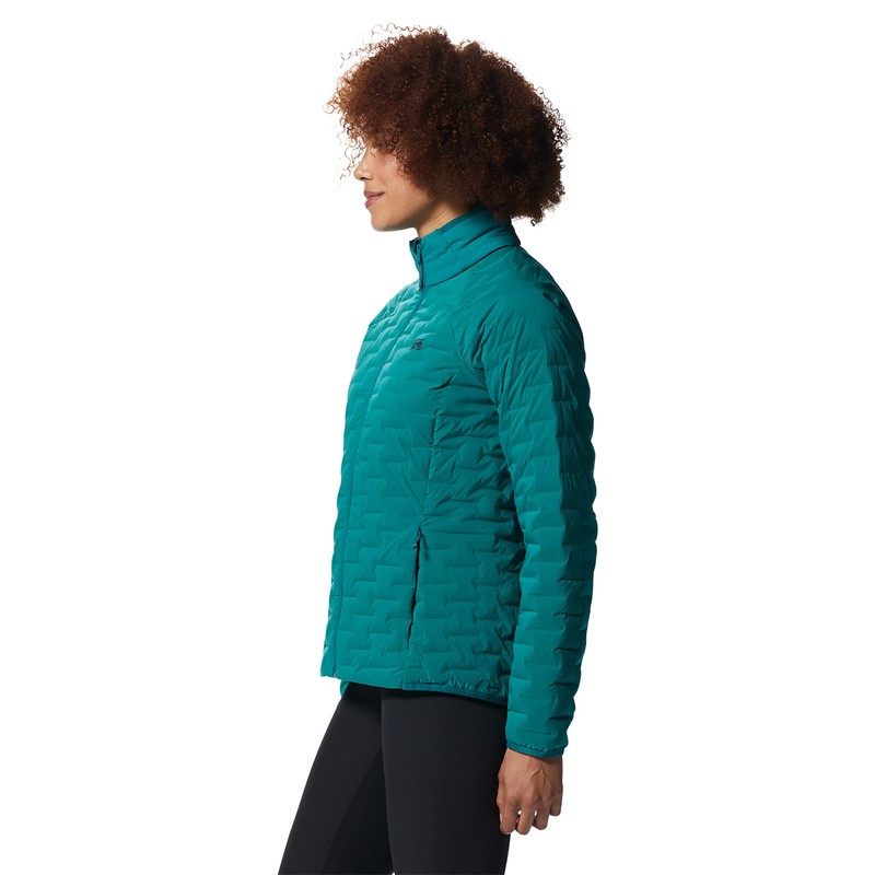 Mountain Hardwear Women's StretchDown Light Jacket, Botanic, Medium