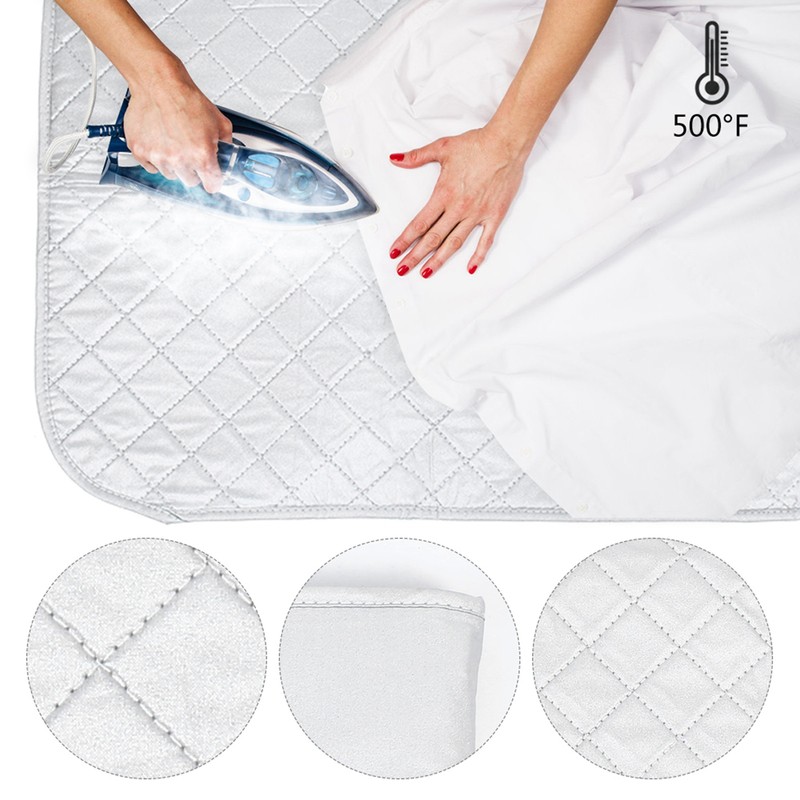 Ironing Mat Thick Heat Proof Both Side Use Portable Clothes