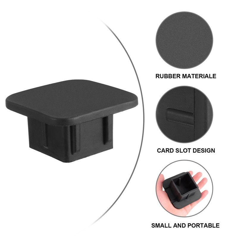ledmomo Hitch Cover 2" Rubber Hitch Cover Hitch Protector Hitch