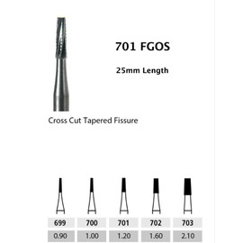 Unbranded/Generic #701 FGOS Carbide Burs -New- Surgical Burs