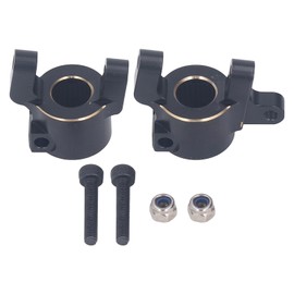 2PCS Front C Hub Carrier Brass Solid Construction Steering Knuckle Carriers for Axial SCX10 II AR44
