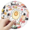 50 Pcs Onigiri Sushi Stickers for Kids Teens Adults Boys