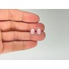Easter Egg Earrings 925 Sterling Silver Pink