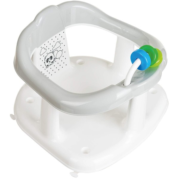 Maltex 6204 Baby Bath Chair / Bath Ring / Bath Seat Panda White / Grey