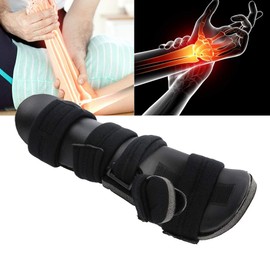 Wrist Splint for Relieves Wrist Pain, Adjustable Wrist Support Wrist Brace for Hand Stabilization, Carpal Tunnel Wrist Orthosis for Fixation and Correction (S-R