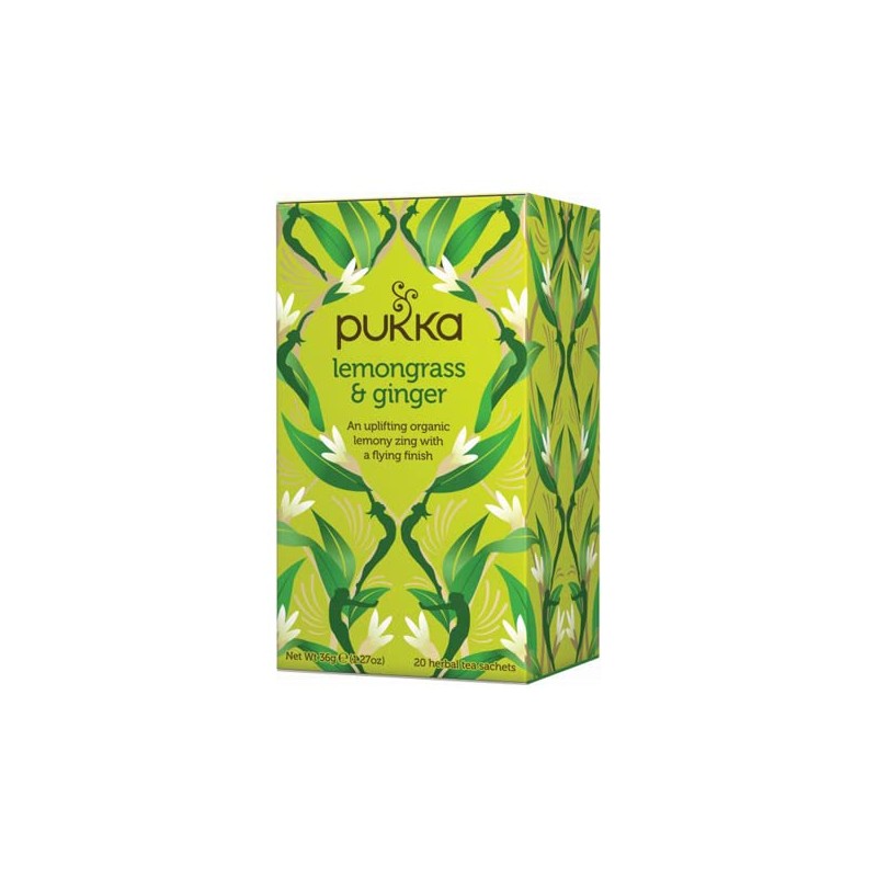 Pukka Lemongrass And Ginger Tea Bags 36g 20ea