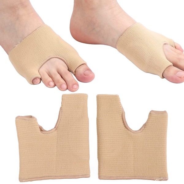 Breathable Bunion Corrector, U-Shape Hallux Valgus Correction Orthopaedic Forefoot Pads, Bunion Relief Protector Sleeves Kit