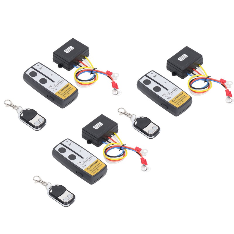 3 Pcs Universal Wireless Winch Remote Control Electric Winch Controller