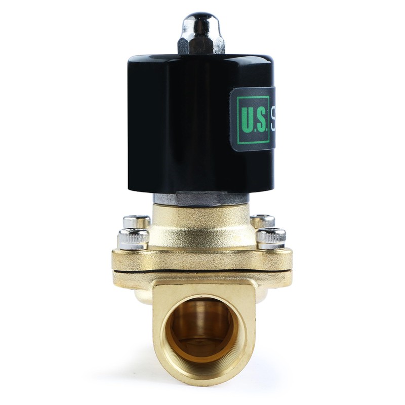 U.S. Solid 3/4" Brass Electric Solenoid Valve Underwater 110V AC