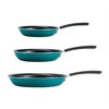 Tramontina Porcelain Enamel Non Stick 3-Pack Frying Pans, Skillet Set