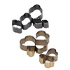 12 Pcs Leather Cutting Mold Heart Shape Exquisite High Carbon