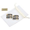 Camila Paris CP2008/2 French Hair Side Combs Handmade 2 Pack