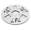 1/4 10.5 Inch Empty Tape Reel 3 Hole Aluminum Alloy