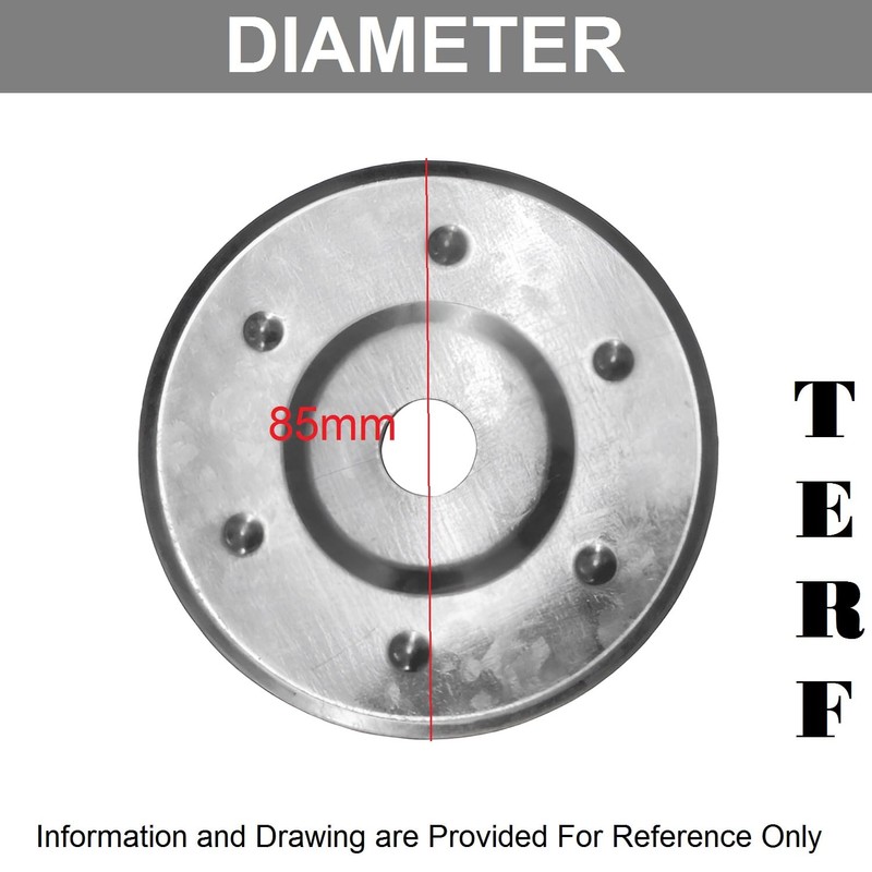 TERF® 85mm Metal Insulation Fixing Discs 85mm (3.34 inch) Metal