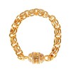 BuDhaGirl Holly Chain Bracelet - Crystal Clear