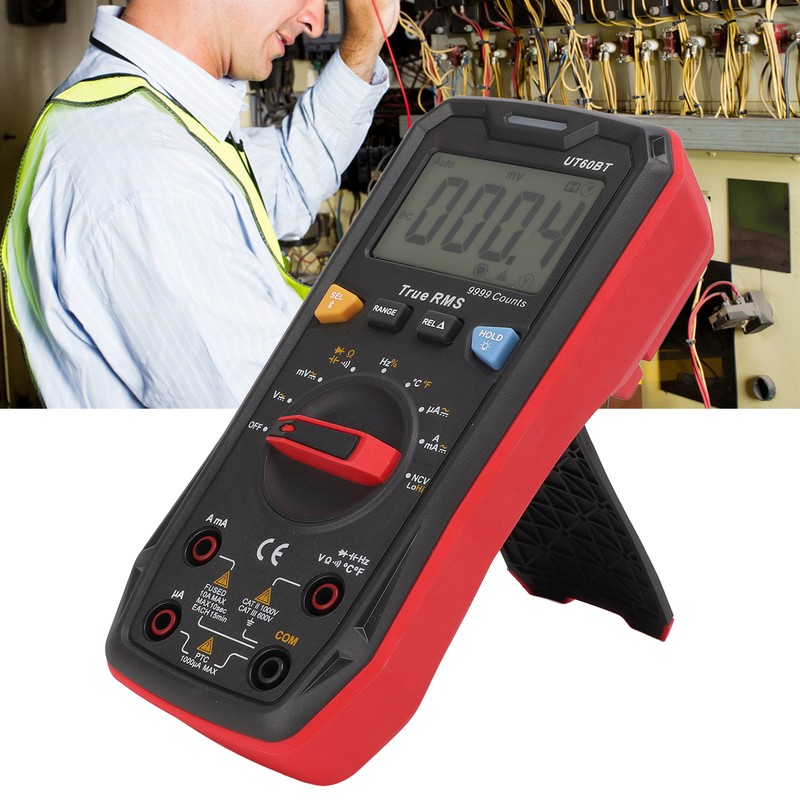Digital Multimeter Large LCD TRMS High Safety Quick Measurement Wide