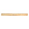 Westcott Wood Ruler with Single Metal Edge, 15"