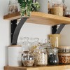 HomiShare 2Pcs Heavy Duty Shelf Brackets 10 x 12 x