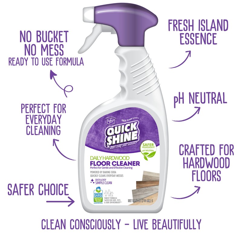 Quick Shine Hardwood Floor Cleaner Daily Care 24oz, 6Pk |