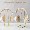 Headphone Stand, Headset Holder, Headset Holder Made of Metal, Universal,