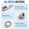G-Promise All Metal Handheld Shower Set with 3-Function Showerwand, included