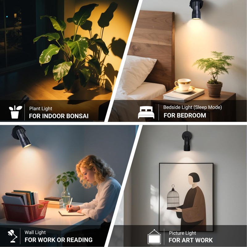 XINCLING Uplights Indoor, 10W LED Uplighting & Spot Lights with