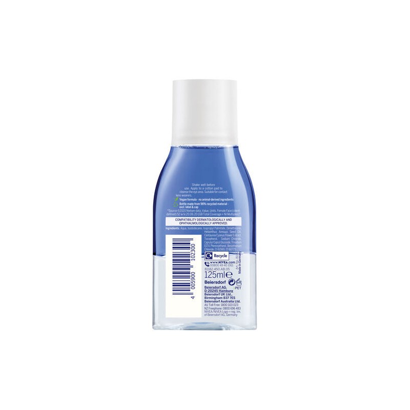 Nivea Daily Essentials Double Effect Eye Make-up Remover 125mL